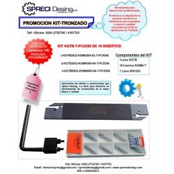 KIT-KGTB-T-PC5300  1 Blade + 10 inserts + 1 wrench